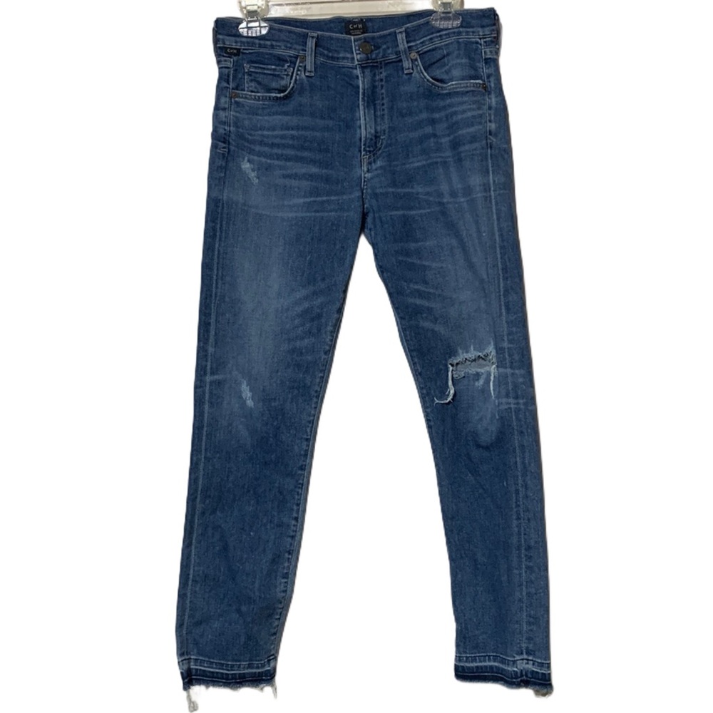 Citizens Of Humanity Blue Straight Leg Jeans